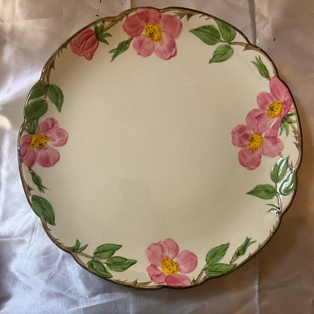 Vintage Franciscan Desert Rose 11.5 Round Platter- Made in California